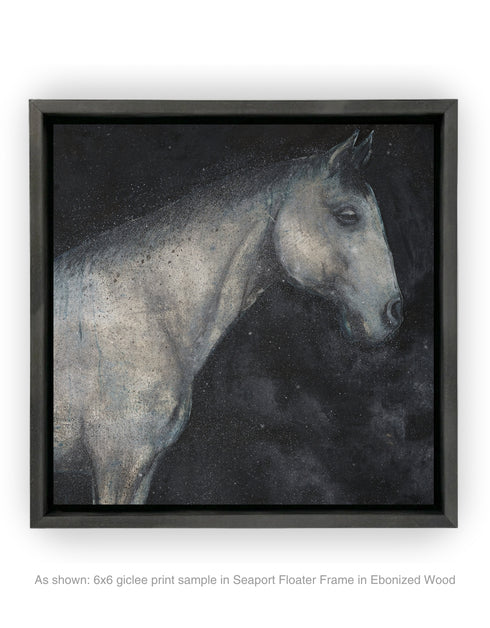 Horse | Framed Giclee Print on Canvas